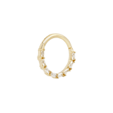LOVED - CZ - SOLID 14KT GOLD CLICKER piercing-zone.com