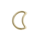 LunEAR Moon Ring – 14K Gold Piercing Ring