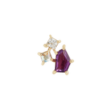 LYRA - AMETHYST + MERCURY MIST TOPAZ + CZ - THREADLESS END piercing-zone.com