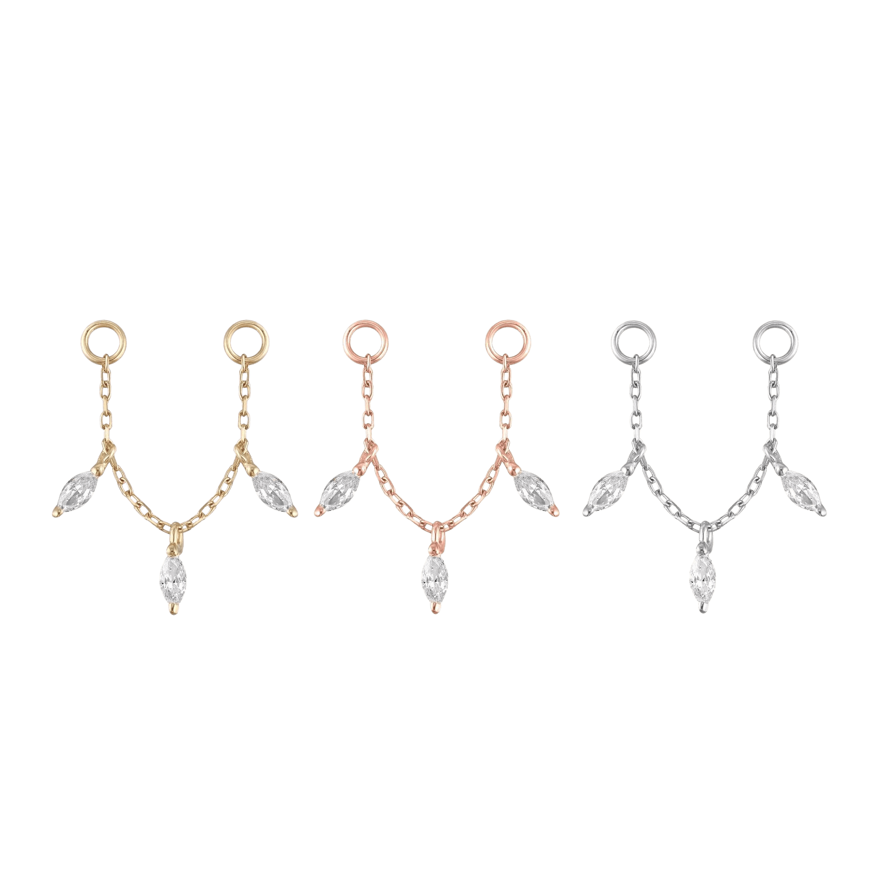 LYRIC - CZ - CHAIN piercing-zone.com