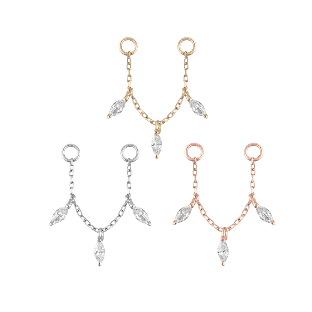 LYRIC - CZ - CHAIN piercing-zone.com