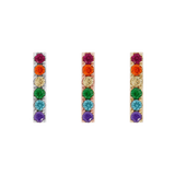RAINBOW ROWE - THREADLESS END piercing-zone.com