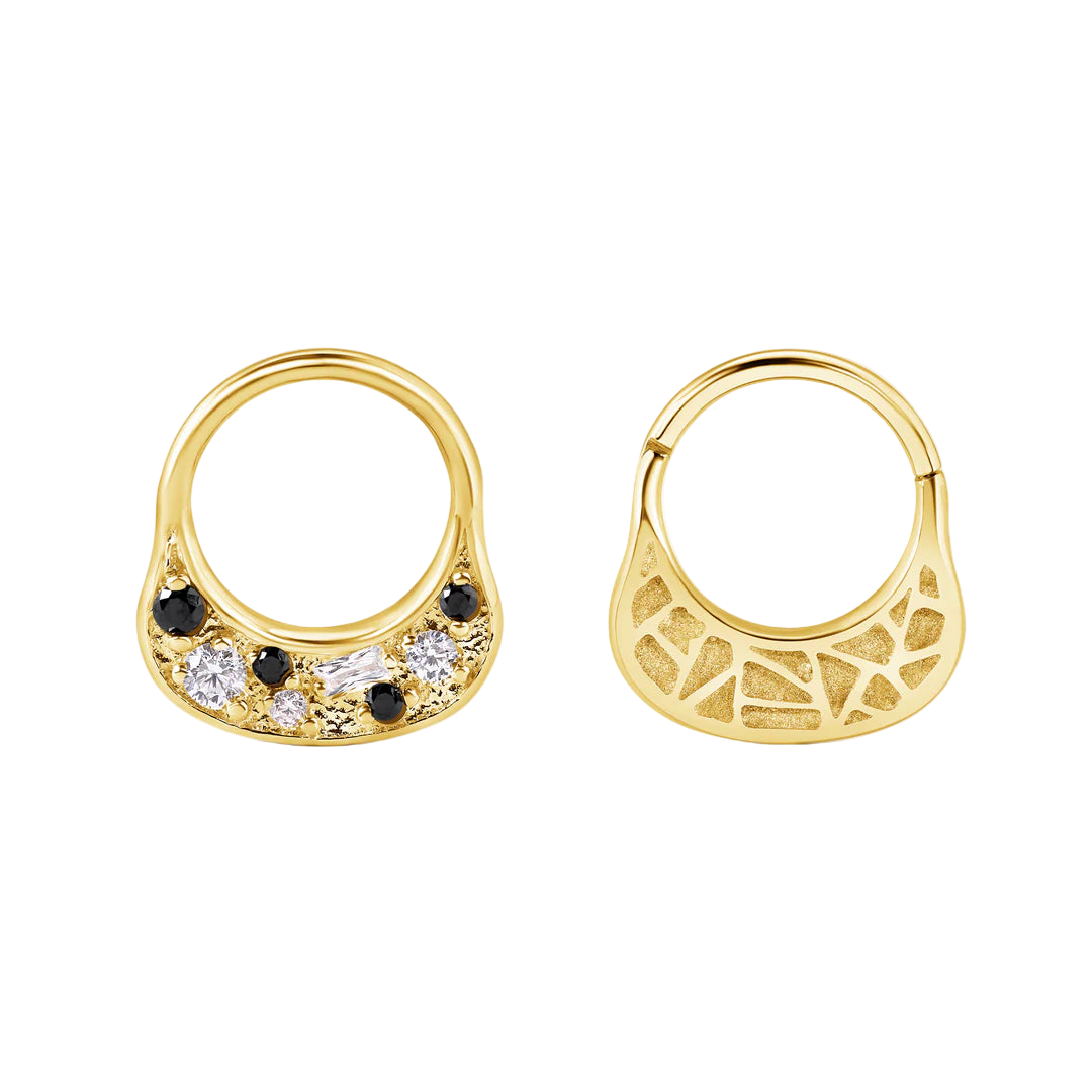 Mady’s Pursy Double-Sided Clicker – 14K & 18K Gold