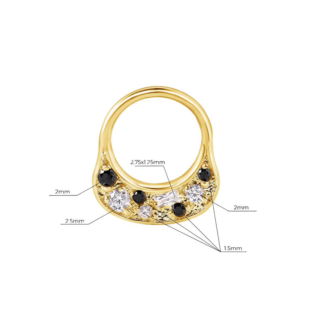 Mady’s Pursy Double-Sided Clicker – 14K & 18K Gold