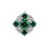 Mari – 14K/18K Gold Multi-Stone Threadless End