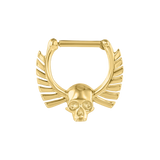 Memento Mori Straight Clicker – 14K Gold