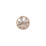 MILGRAIN REVERSE SET CZ - THREADLESS END piercing-zone.com