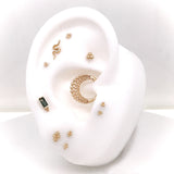 DIOR - MOSS AGATE - THREADLESS END piercing-zone.com