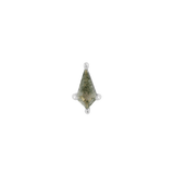 MINI SOHO - KITE CUT MOSS AGATE - THREADLESS END piercing-zone.com
