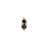 MISHKA PRONG 2 - BLACK DIAMOND - THREADLESS END piercing-zone.com