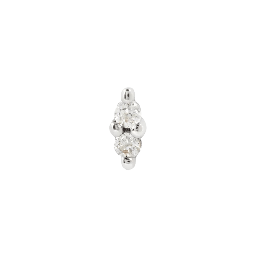 MISHKA PRONG 2 - CZ - THREADLESS END piercing-zone.com