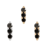 MISHKA PRONG 3 - BLACK DIAMOND - THREADLESS END piercing-zone.com