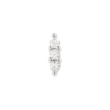 MISHKA PRONG 3 - CZ - THREADLESS END piercing-zone.com