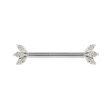 MOET CZ - FORWARD FACING - THREADLESS END piercing-zone.com