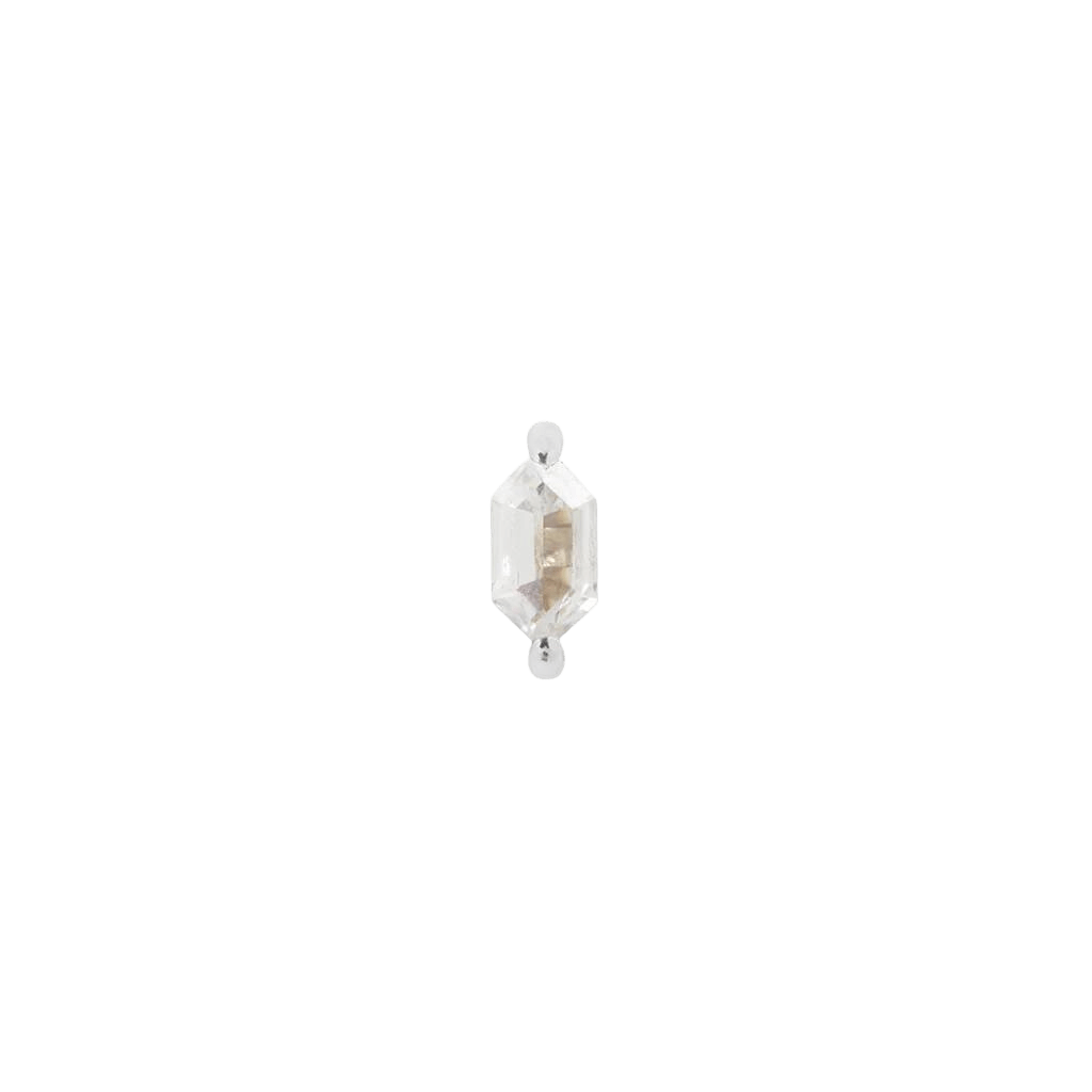 OH MY MY - HEX CUT CZ - THREADLESS END piercing-zone.com