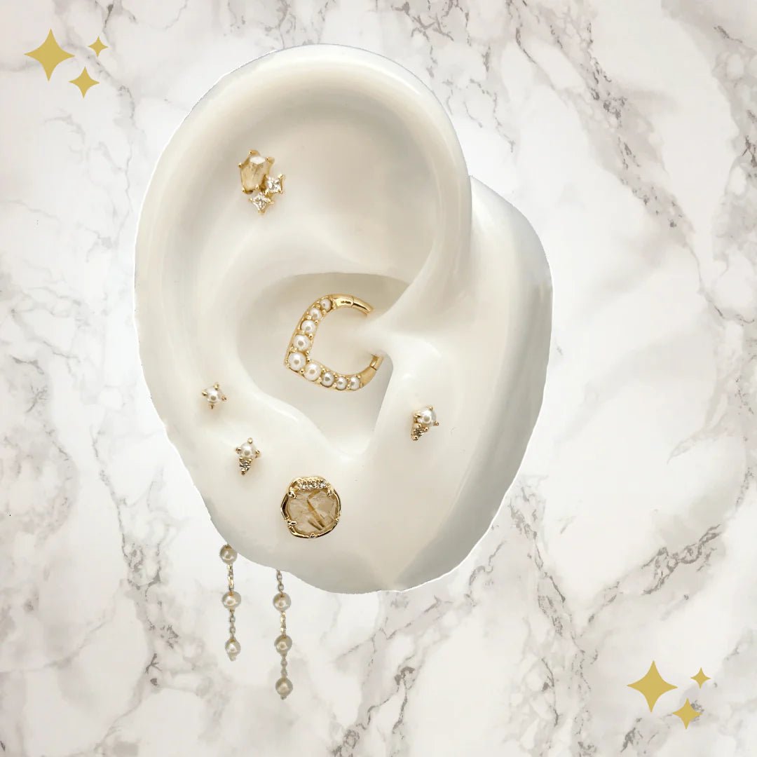 THE LIGHT - PEARL - THREADLESS END piercing-zone.com
