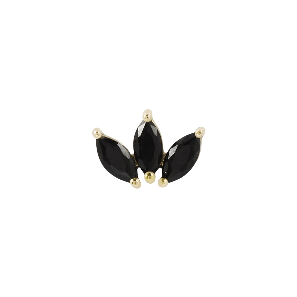 MOET - BLACK SPINEL THREADLESS END piercing-zone.com