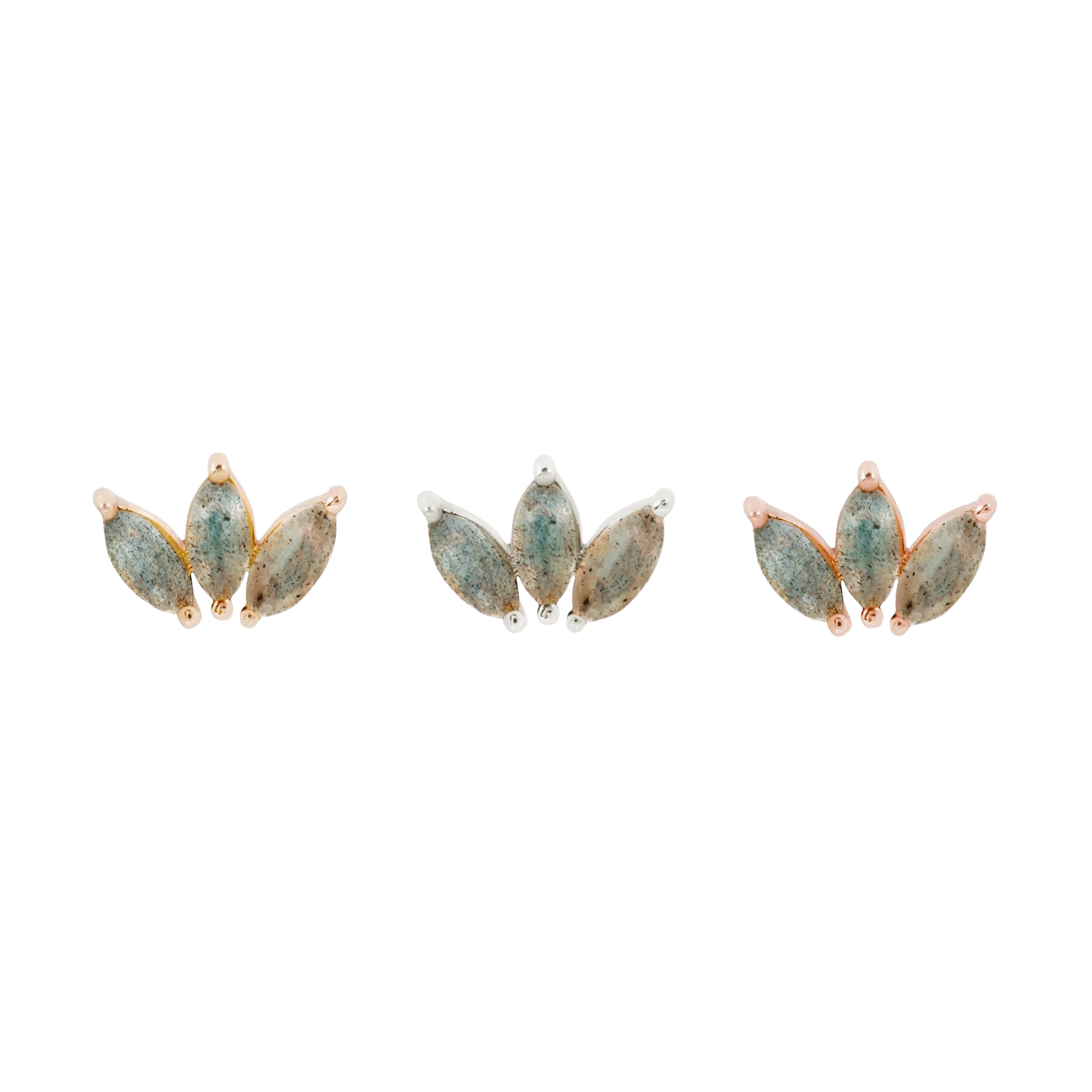 MOET - LABRADORITE THREADLESS END piercing-zone.com
