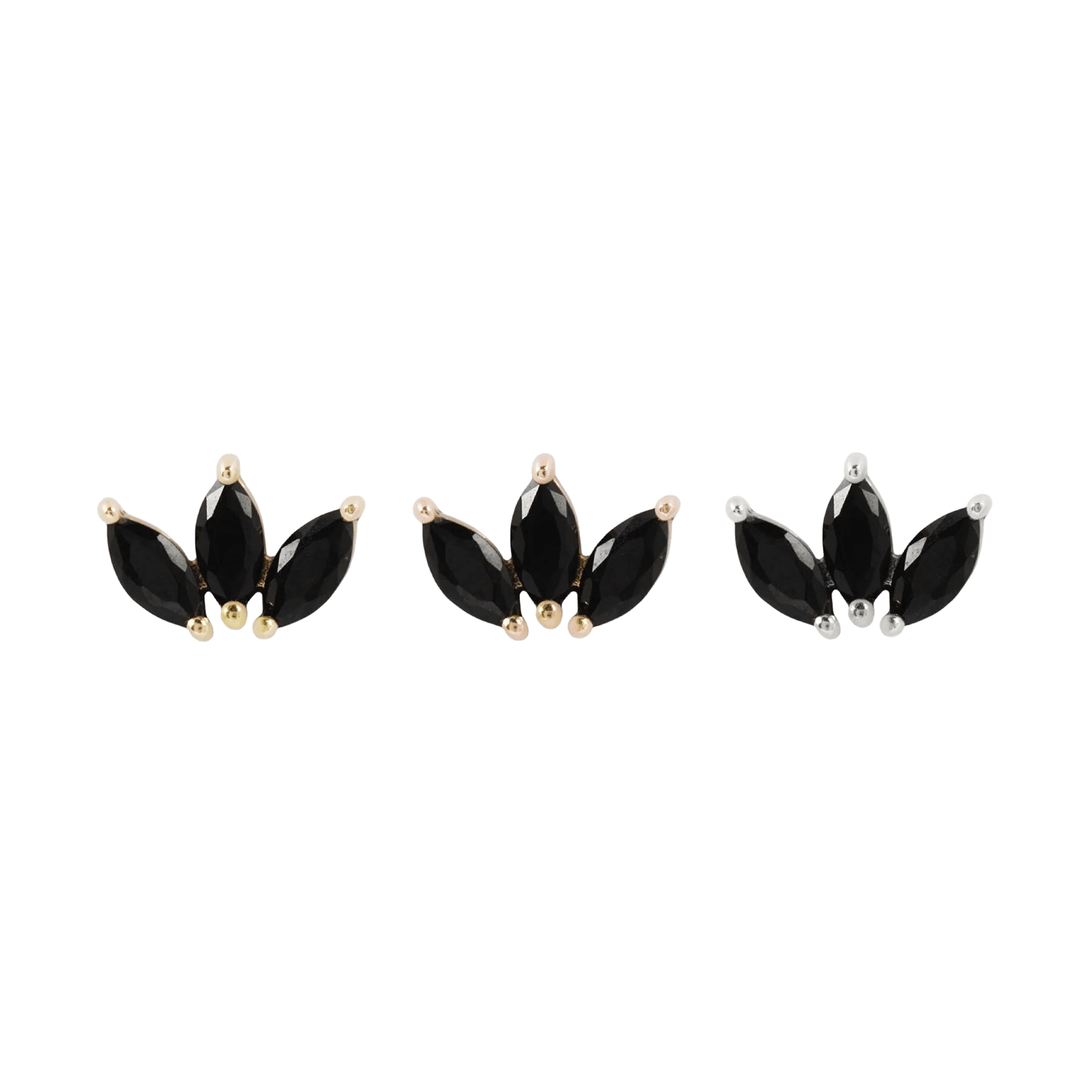 MOET - BLACK SPINEL THREADLESS END piercing-zone.com