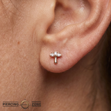 Mycenae - 18K Gold Gem Threadless/Threaded End