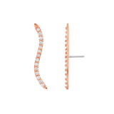 Path With Gems – 14K/18K Gold Linear Multi-Stone Threadless End