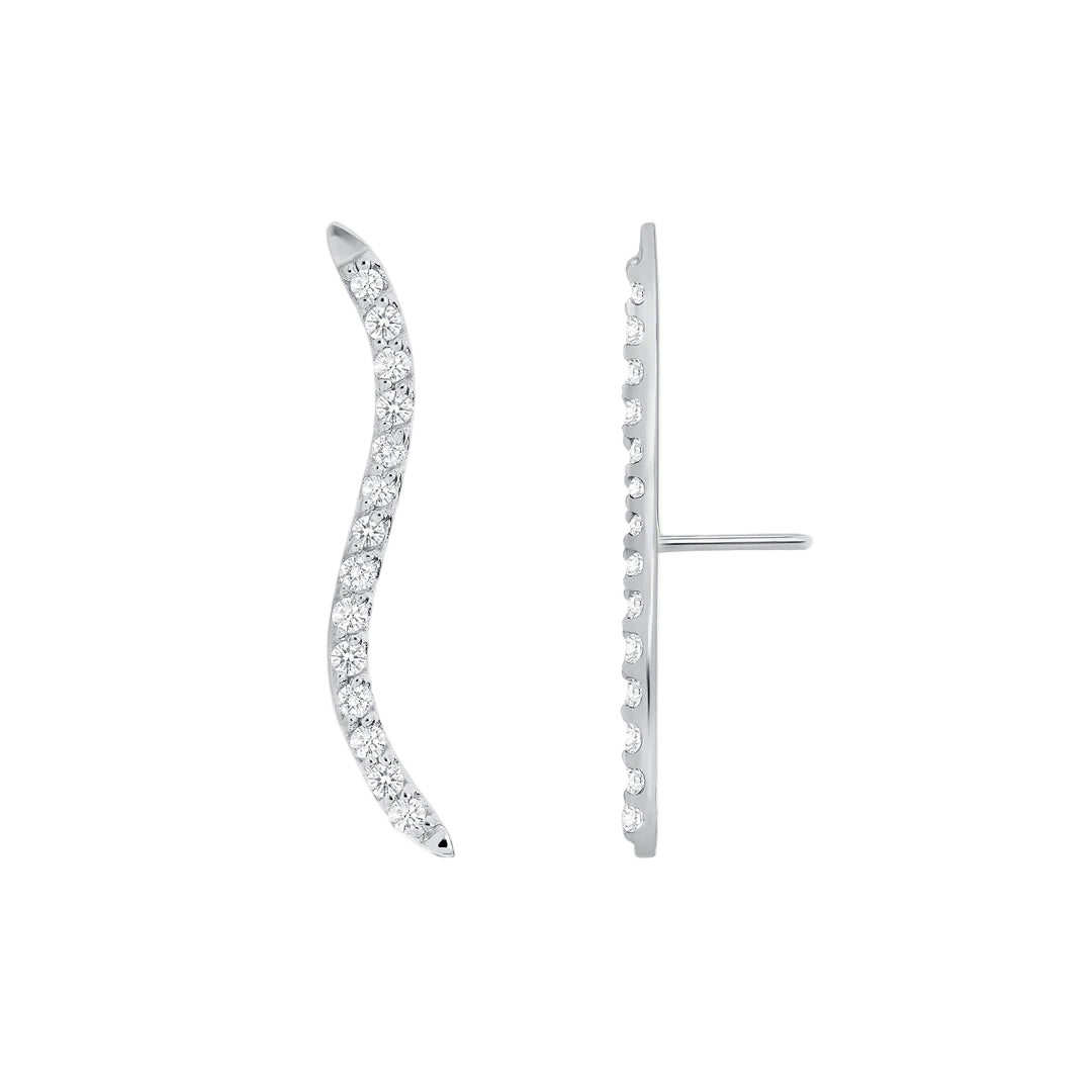 Path With Gems – 14K/18K Gold Linear Multi-Stone Threadless End