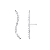 Path With Gems – 14K/18K Gold Linear Multi-Stone Threadless End