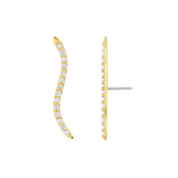 Path With Gems – 14K/18K Gold Linear Multi-Stone Threadless End