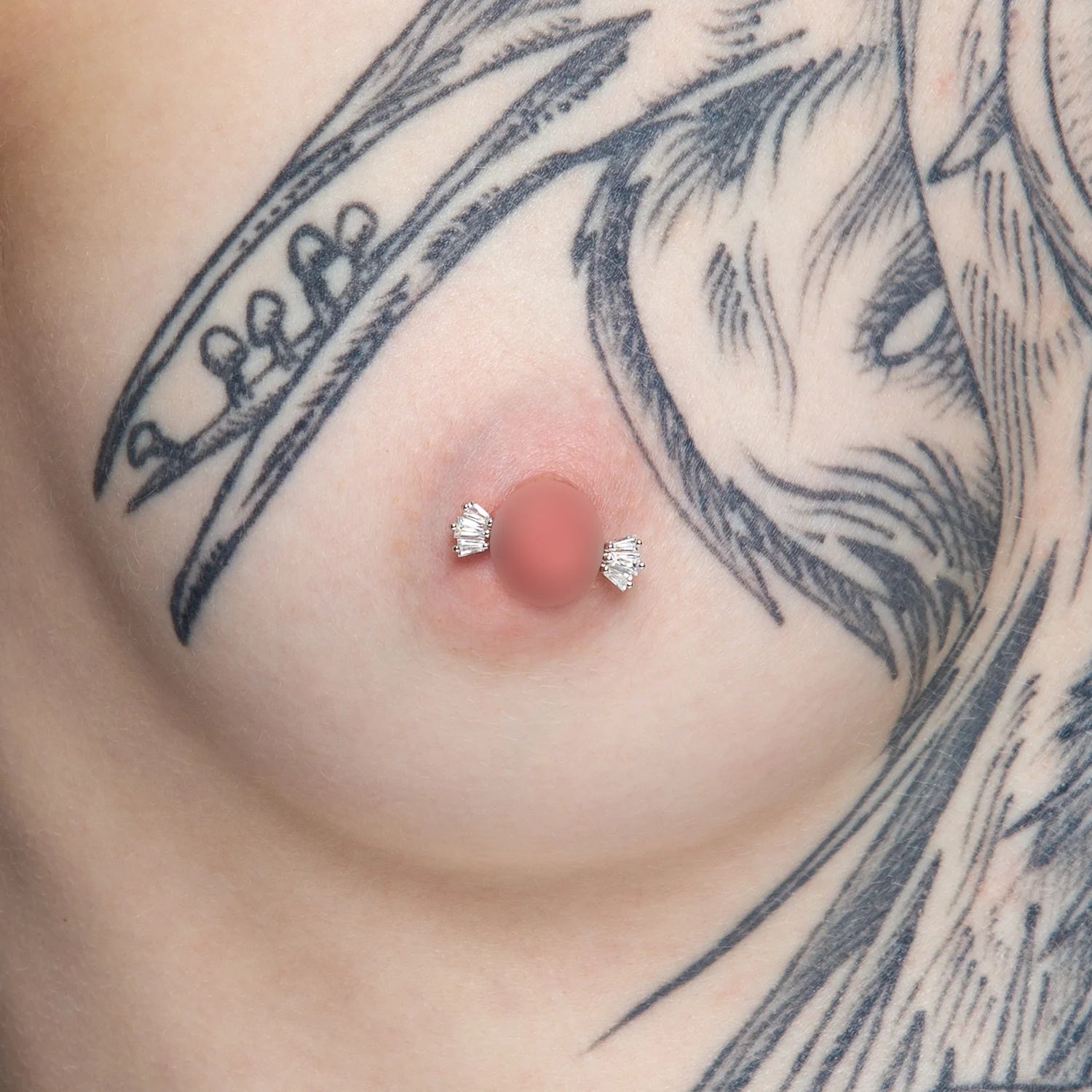 GEMMA TRIOS CZ - FORWARD FACING - THREADLESS END piercing-zone.com