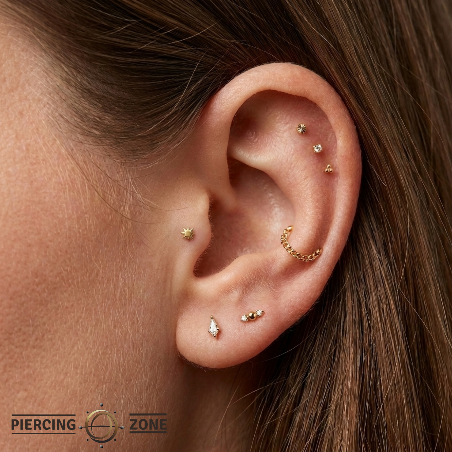 Northstar II - 18K Gold Threadless/Threaded End