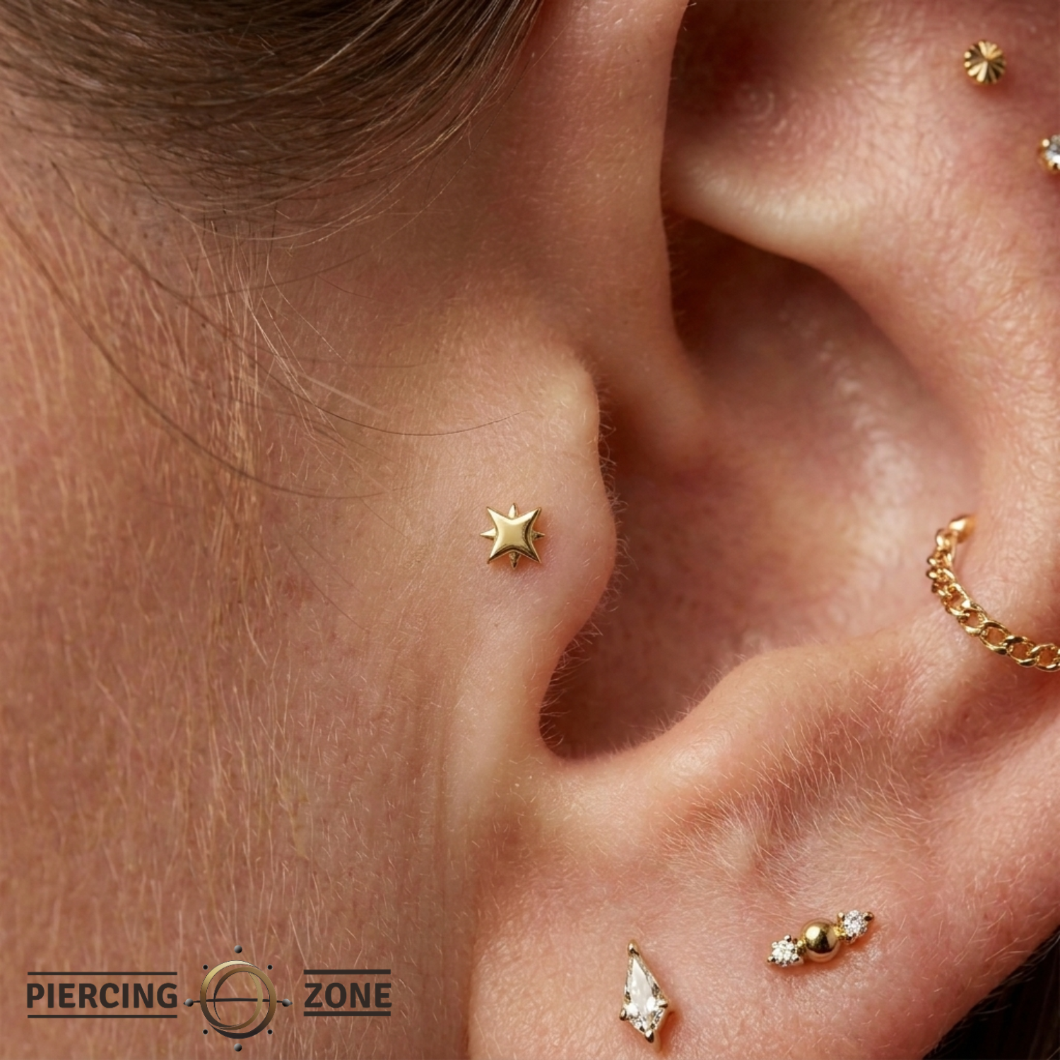 Northstar II - 18K Gold Threadless/Threaded End