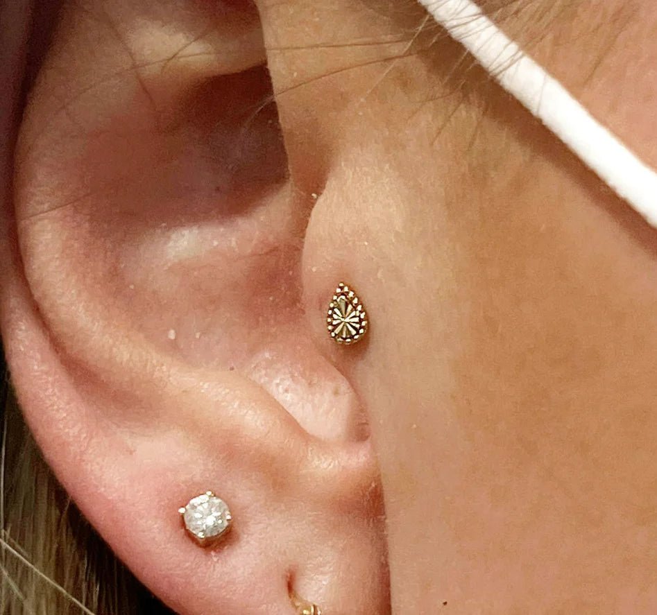 STAY GOLD - THREADLESS END piercing-zone.com