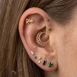 Octopus – 14K Gold Threadless/Threaded End
