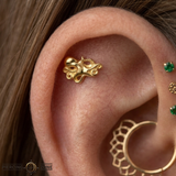 Octopus – 14K Gold Threadless/Threaded End