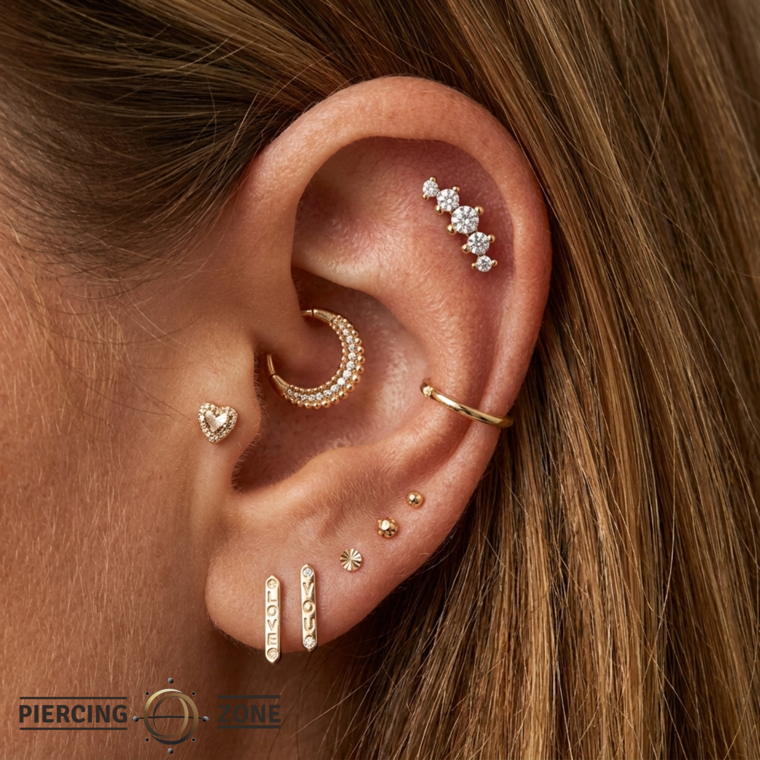 Odyssey Prium Gem - 18K Yellow Gold Threadless/Threaded End