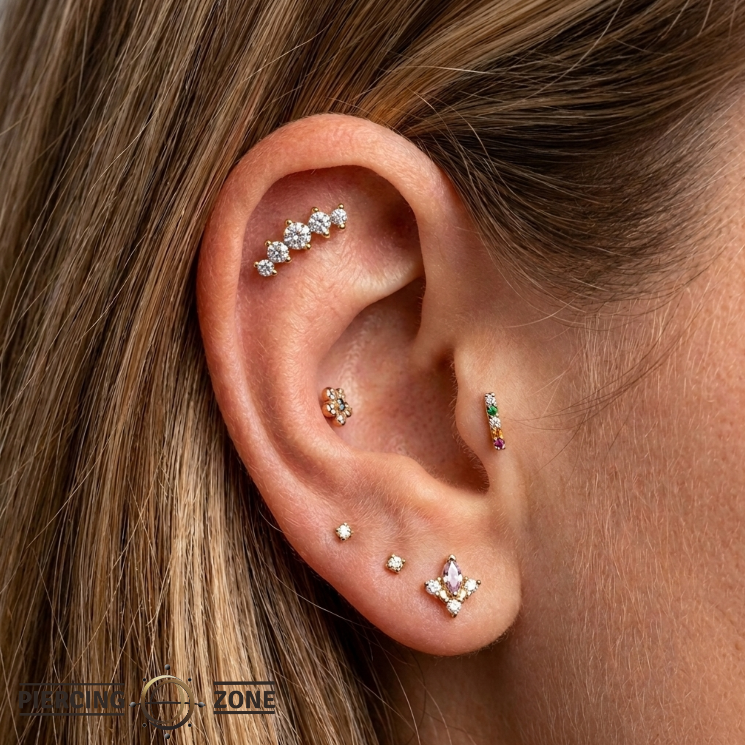 Odyssey Prium Gem - 18K Yellow Gold Threadless/Threaded End