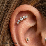 Odyssey Prium Gem - 18K Yellow Gold Threadless/Threaded End