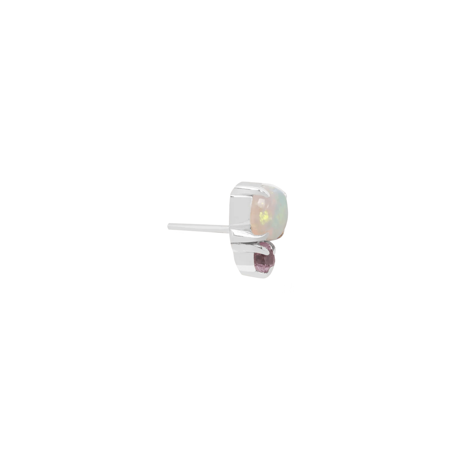 Afterglow – 14K Gold Australian Opal Threadless End