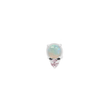 Afterglow – 14K Gold Australian Opal Threadless End