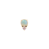 Afterglow – 14K Gold Australian Opal Threadless End