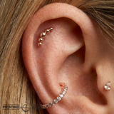 Ouren - 18K Gold Threadless/Threaded End
