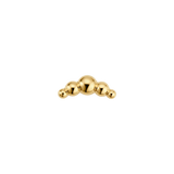 Ouren - 18K Gold Threadless/Threaded End - piercing - zone.com