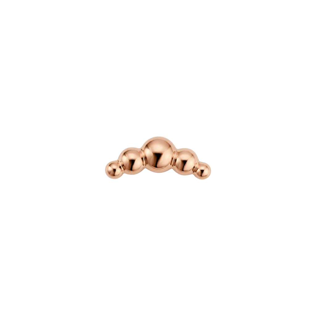 Ouren - 18K Gold Threadless/Threaded End - piercing - zone.com