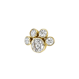Paw Bezel - Bezels – 14K Gold Threadless/Threaded End