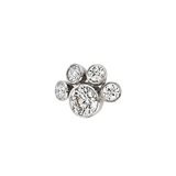 Paw Bezel - Bezels – 14K Gold Threadless/Threaded End