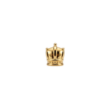 Petite Crown - 18K Gold Threadless End - piercing - zone.com