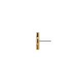 Plus Sign - 18K Gold Threadless/Threaded End - piercing - zone.com