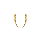 Ponytail 14K Gold Decorative End – Front View