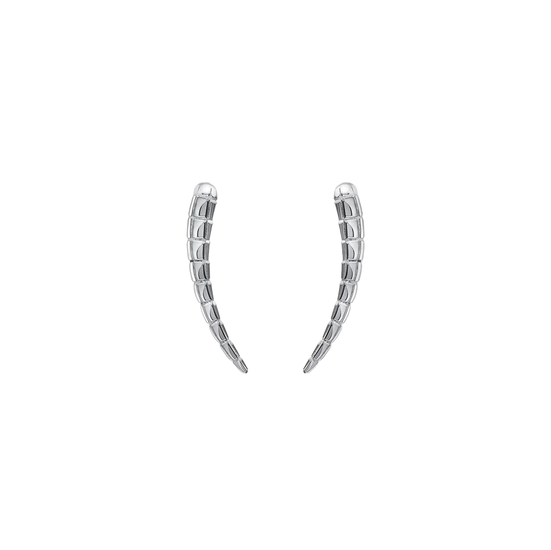 Model Wearing Ponytail End in Helix Piercing – Elegant Styling