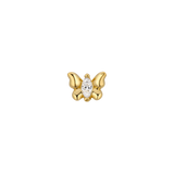 Psyche - 18K Gold Gem Threadless/Threaded End - piercing - zone.com